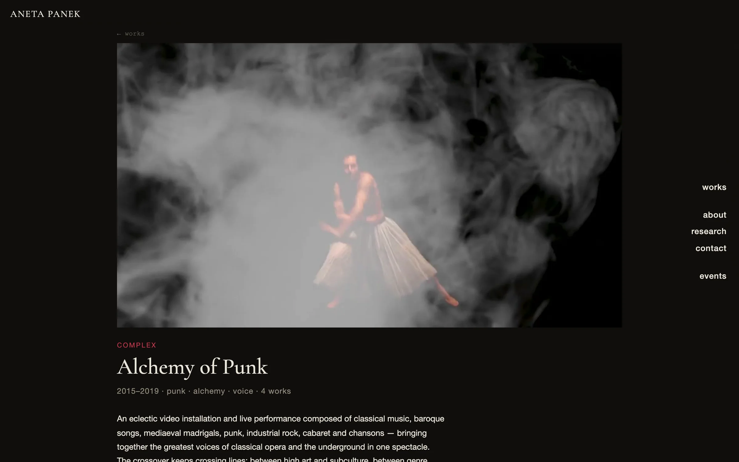 Werkkomplex Alchemy of Punk, Desktop-Ansicht